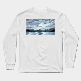 Norway: Fjord at evening Long Sleeve T-Shirt